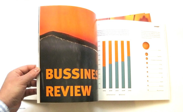 Diseño gráfico y maquetación informe anual, memoria-economica activity report