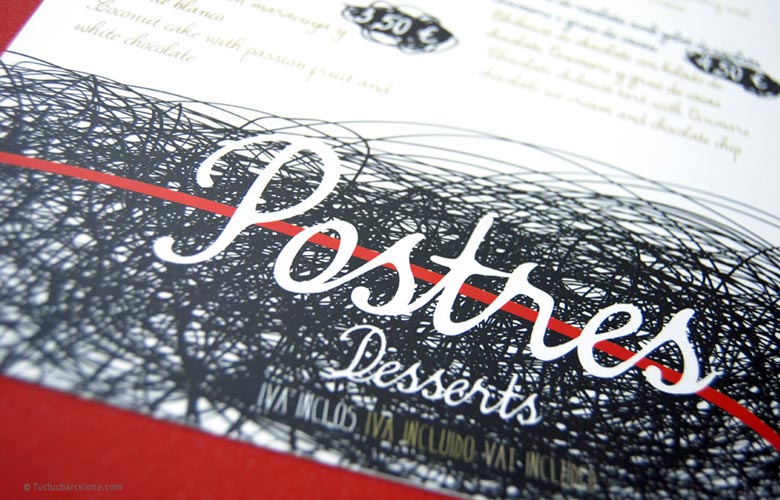 Diseñador gráfico carta restaurante creativa. Inspiración cartas restaurante.